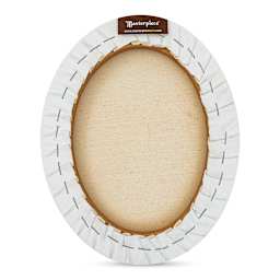 Masterpiece Pro Stretched Oval Canvas - 8" x 10", 3/4" Profile back