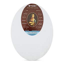 Masterpiece Pro Stretched Oval Canvas - 9" x 12", 3/4" Profile front