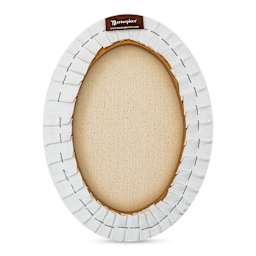 Masterpiece Pro Stretched Oval Canvas - 9" x 12", 3/4" Profile back