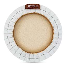 Masterpiece Pro Stretched Round Canvas - 8" Diameter, 3/4" Profile back