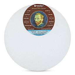 Masterpiece Pro Stretched Round Canvas - 10" Diameter, 3/4" Profile