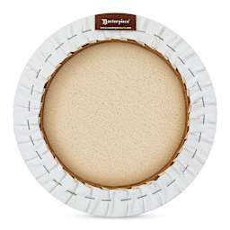 Masterpiece Pro Stretched Round Canvas - 10" Diameter, 3/4" Profile back