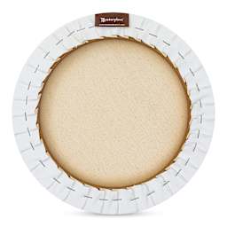 Masterpiece Pro Stretched Round Canvas, 12" Diameter, 3/4" Profile back