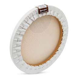 Masterpiece Pro Stretched Round Canvas, 12" Diameter, 3/4" Profile back side view