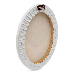 Masterpiece Pro Stretched Oval Canvas - 11" x 14", 3/4" Profile back side view