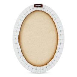 Masterpiece Pro Stretched Oval Canvas - 12" x 16", 3/4" Profile back