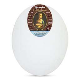 Masterpiece Pro Stretched Oval Canvas - 16" x 20", 3/4" Profile