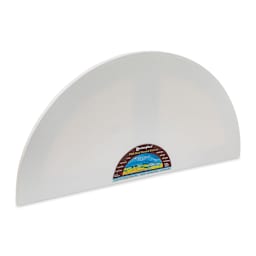 Masterpiece Tahoe Cotton Canvas Shape - Half Round, 15" x 30" angled front view