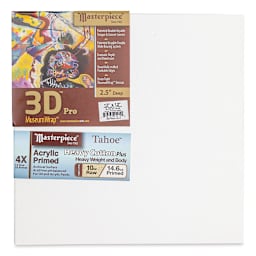Masterpiece Tahoe Cotton Canvas - 12" x 12", 2-1/2" Profile, Acrylic Primed