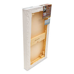 Masterpiece Tahoe Cotton Canvas - 15" x 30", 2-1/2" Profile, Acrylic Primed back side view