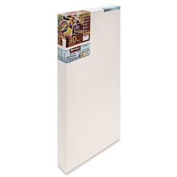 Masterpiece Tahoe Cotton Canvas - 15" x 30", 2-1/2" Profile, Acrylic Primed front side view