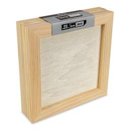 Blick Super Value Wood Panel Pack - 12'' x 12'', Pkg of 4 (Back view)