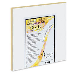 American Easel WaterMedia Panel - 10" x 10", Traditional Profile 7/8"