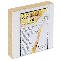 American Easel WaterMedia Panel - 6" x 6", Gallery Profile 1-5/8"