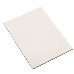 Richeson Cotton Art Panels - Angled view of 5" x 7" Extra Fine Texture Panel 