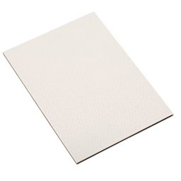 Richeson Cotton Art Panels - Angled view of 5" x 7" Fine Texture Panel 