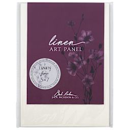 Richeson Linen Canvas Panel - Front view of package