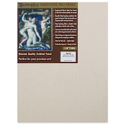 Masterpiece Malibu Hardcore Pro Linen Canvas Panels - Front view of Panel with label
