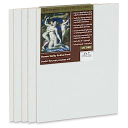 Masterpiece Sausalito Hardcore Pro Canvas Panel Pack - 5" x 7", Pkg of 5