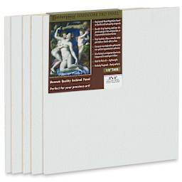 Masterpiece Sausalito Hardcore Pro Canvas Panel Pack - 8" x 8", Pkg of 5