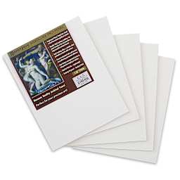Masterpiece Sausalito Hardcore Pro Canvas Panel Pack - 8" x 10", Pkg of 5 spread out