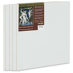 Masterpiece Sausalito Hardcore Pro Canvas Panel Pack - 10" x 10", Pkg of 5