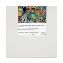 Masterpiece Alcohol Ink Art Panel - 12" x 12", Single Panel front