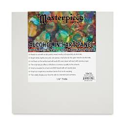 Masterpiece Alcohol Ink Art Panel - 10" x 10", Single Panel front