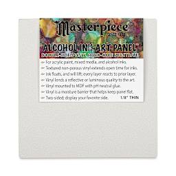 Masterpiece Alcohol Ink Art Panels - 4" x 4", Pkg of 3 front