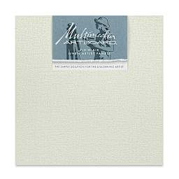 Multimedia Artboard Plein Air Acrylic Primed Linen Artist Panel - 12" x 12", 109 DP, Pkg of 3 front of package