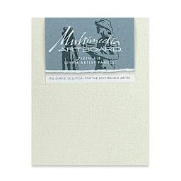 Multimedia Artboard Plein Air Acrylic Primed Linen Artist Panel - 8" x 10", 109 DP, Pkg of 3