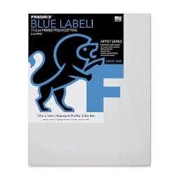 Fredrix Blue Label Cotton Canvas - 12" x 16", 3/4" Profile