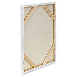 Fredrix Gallerywrap Cotton Canvas - Back of canvas showing gallerywrap and bracing