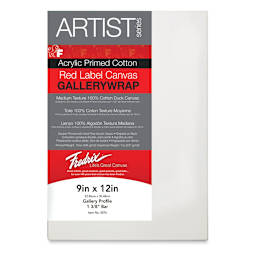 Fredrix Profile Cotton Canvas - 9" x 12", Gallerywrap