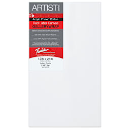 Fredrix Profile Cotton Canvas - 12" x 24", Gallerywrap