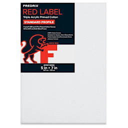 Fredrix Red Label Cotton Canvas - 5" x 7", 3/4" Profile