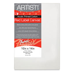 Fredrix Red Label Cotton Canvas - 10" x 14", 3/4" Profile