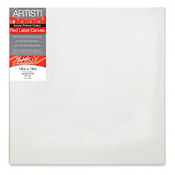 Fredrix Red Label Cotton Canvas - 18" x 18", 3/4" Profile