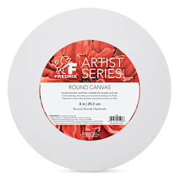 Fredrix Profile Cotton Canvas - 8", Round