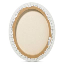 Fredrix Convexo Canvas - 11" x 14", Oval, back of canvas
