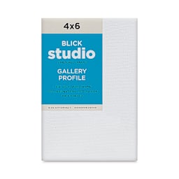 Blick Studio Stretched Cotton Canvas - Gallery Profile, 4" x 6" (front)