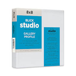 Blick Studio Stretched Cotton Canvas - Gallery Profile, 8" x 8" (side view)