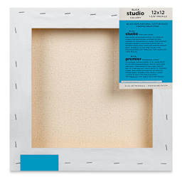 Blick Studio Stretched Cotton Canvas - Gallery Profile, 12" x 12" (back)