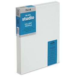 Blick Studio Stretched Cotton Canvas - Gallery Profile, 11" x 14" (side view)