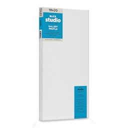 Blick Studio Stretched Cotton Canvas - Gallery Profile, 10" x 20" (side view)