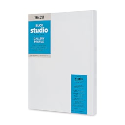 Blick Studio Stretched Cotton Canvas - Gallery Profile, 16" x 20" (side view)