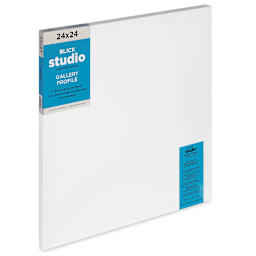 Blick Studio Stretched Cotton Canvas - Gallery Profile, 24" x 24" (side view)
