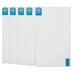 Blick Studio Stretched Cotton Canvas - Gallery Profile, 36" x 60", Pkg of 5 (fronts)