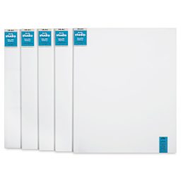 Blick Studio Stretched Cotton Canvas - Gallery Profile, 48" x 60", Pkg of 5 (fronts)