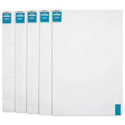Blick Studio Stretched Cotton Canvas - Gallery Profile, 48" x 72", Pkg of 5 (fronts)